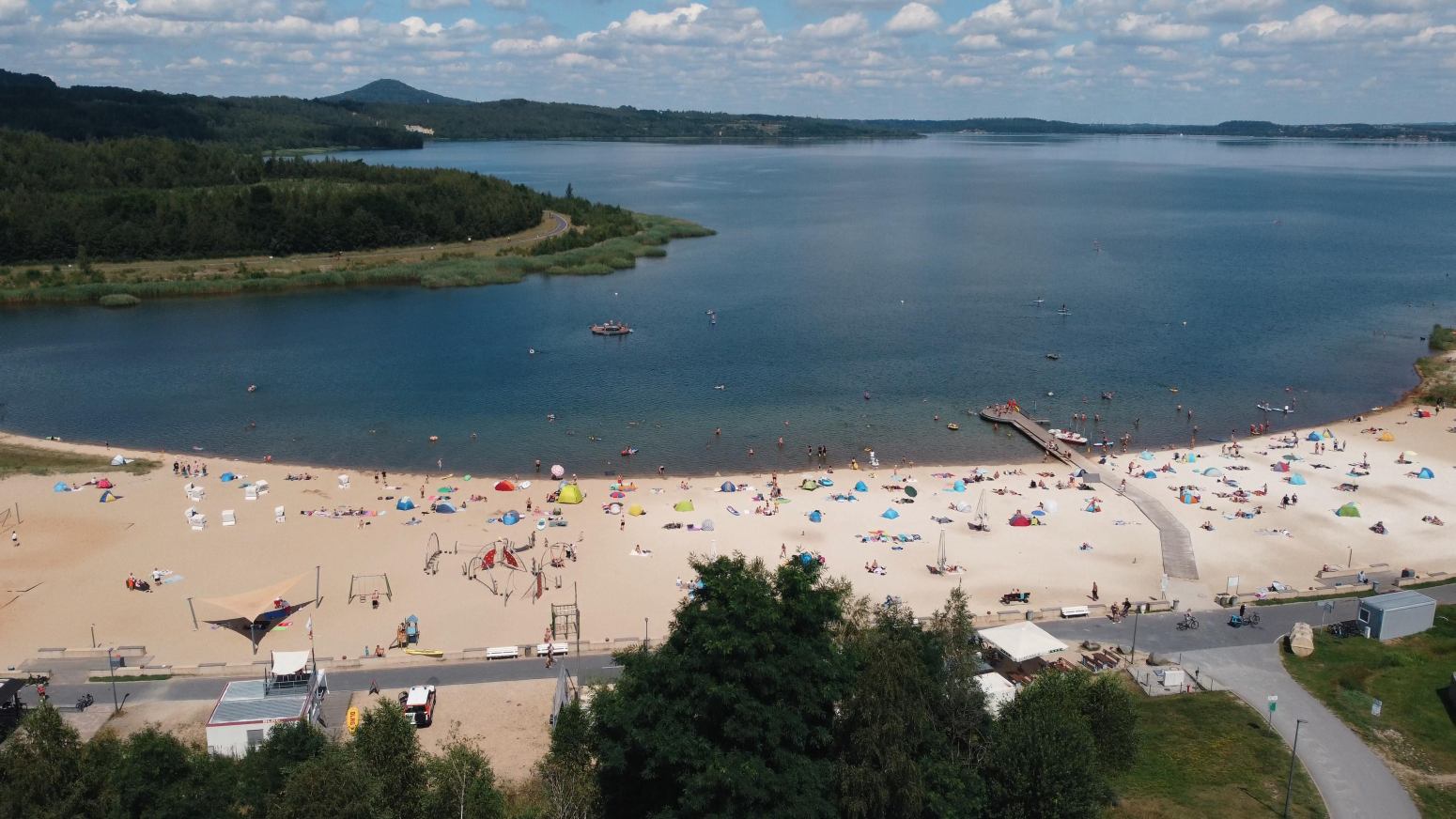 Badesaison am Berzdorfer See dieses Jahr - Ein See für alle ...