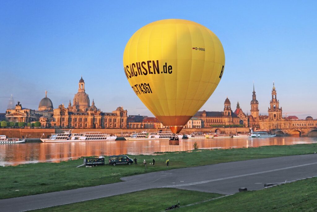 Ballonfahrt über Dresden - Ein Abenteuer über der Stadt • Ostsachsen.de