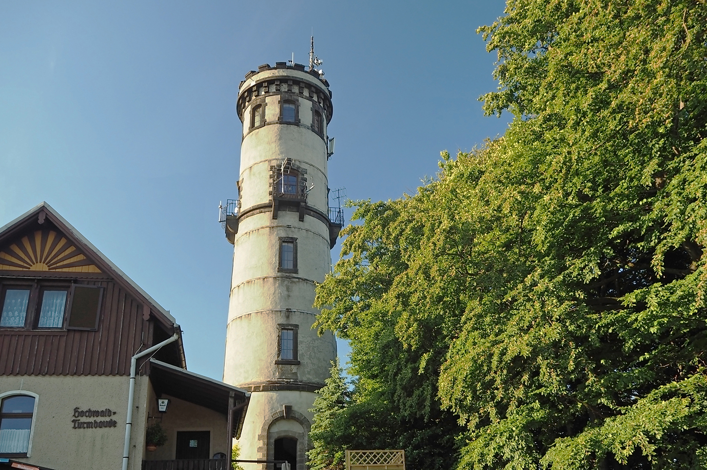 Hochwaldturm Wandern im Zittauer Gebirge