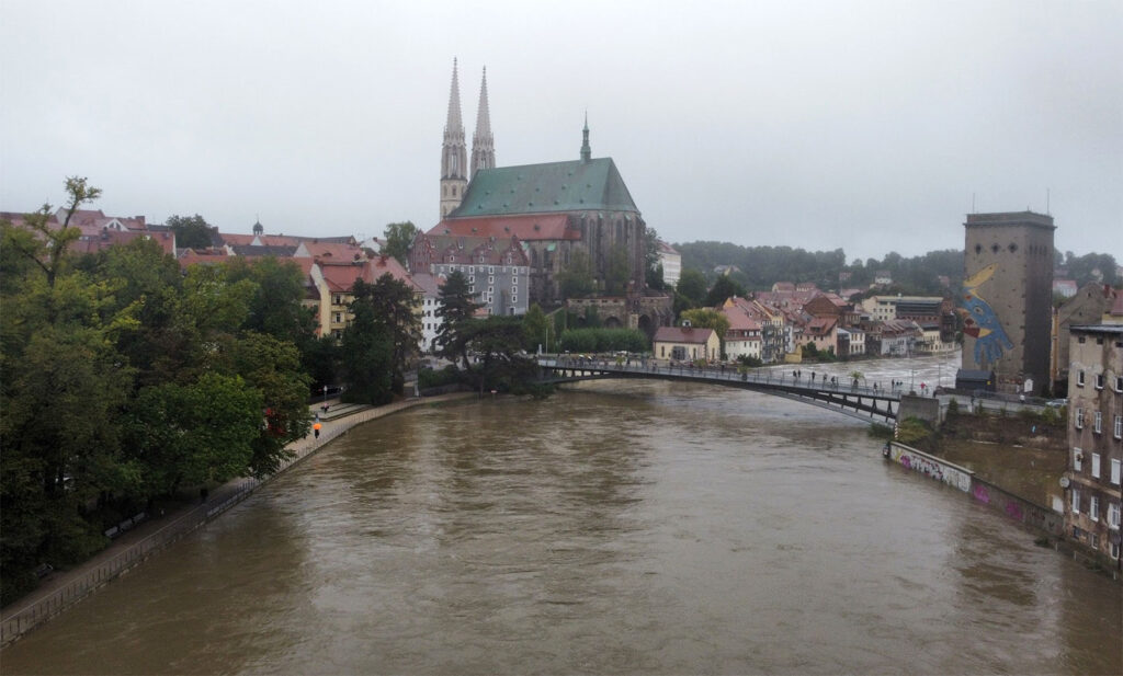 Hochwasserlage Goerlitz Hochwasserlage Goerlitz