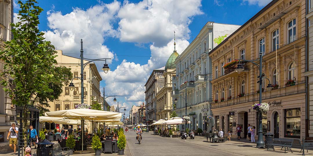 Innenstadt von Lodz