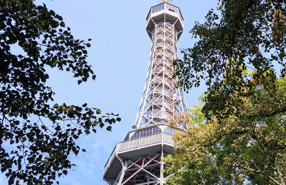 Prag ausicht Petrin Huegel