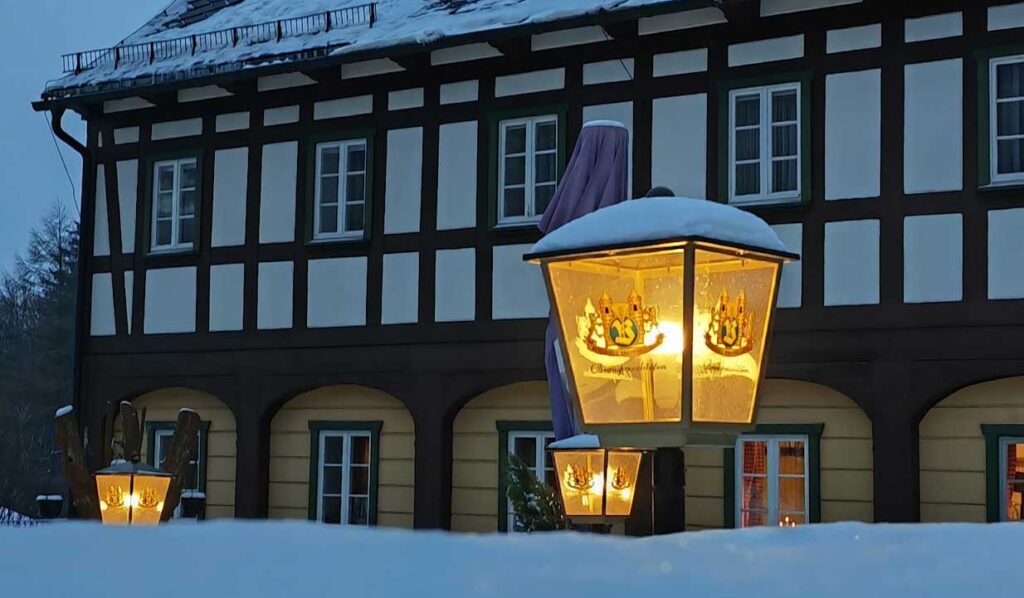 Sonnebergbaude abends