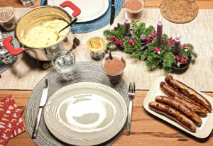 Bratwurst oder Gänsebraten – das sind die traditionellen Weihnachtsessen in…